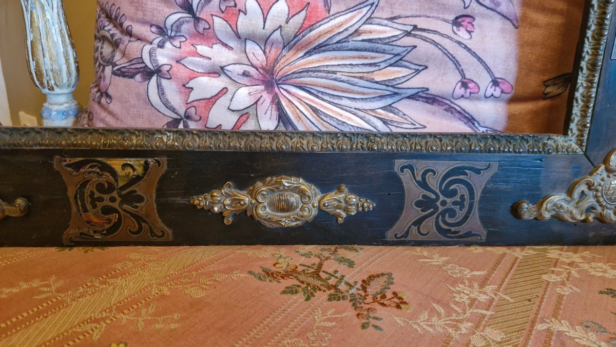 Cadre en marqueterie boulle Napoléon III -photo-4