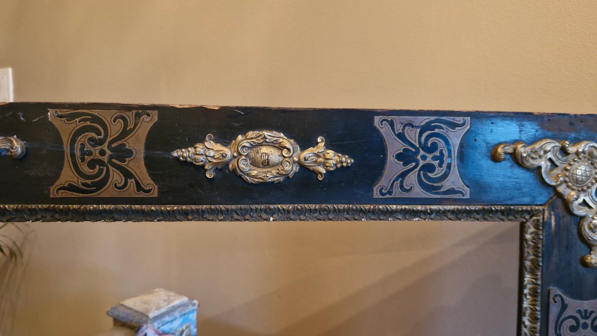 Cadre en marqueterie boulle Napoléon III -photo-5