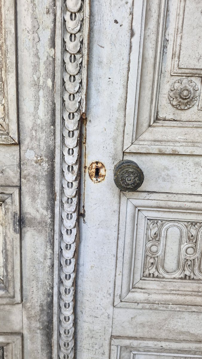 Pair Of Louis XVI-style Castle Doors-photo-3
