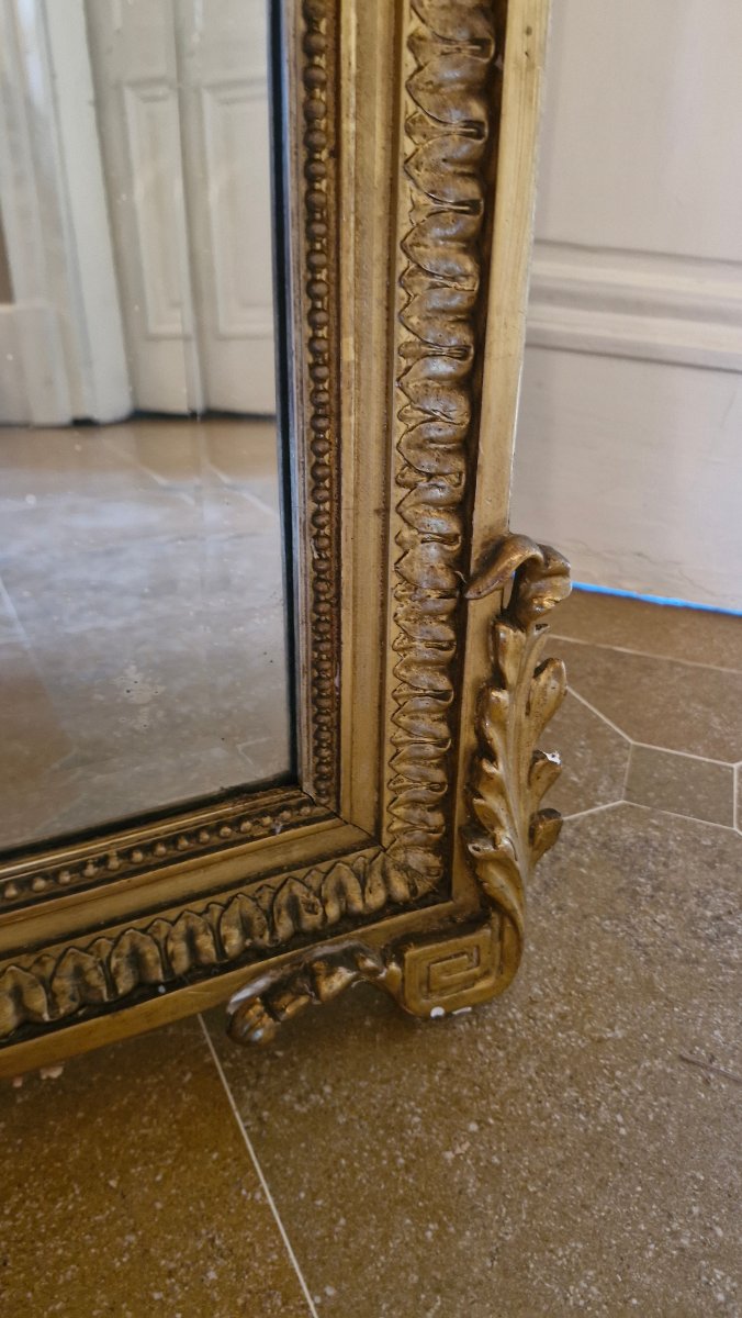 Gilded Mirror From The Napoleon III Era -photo-1