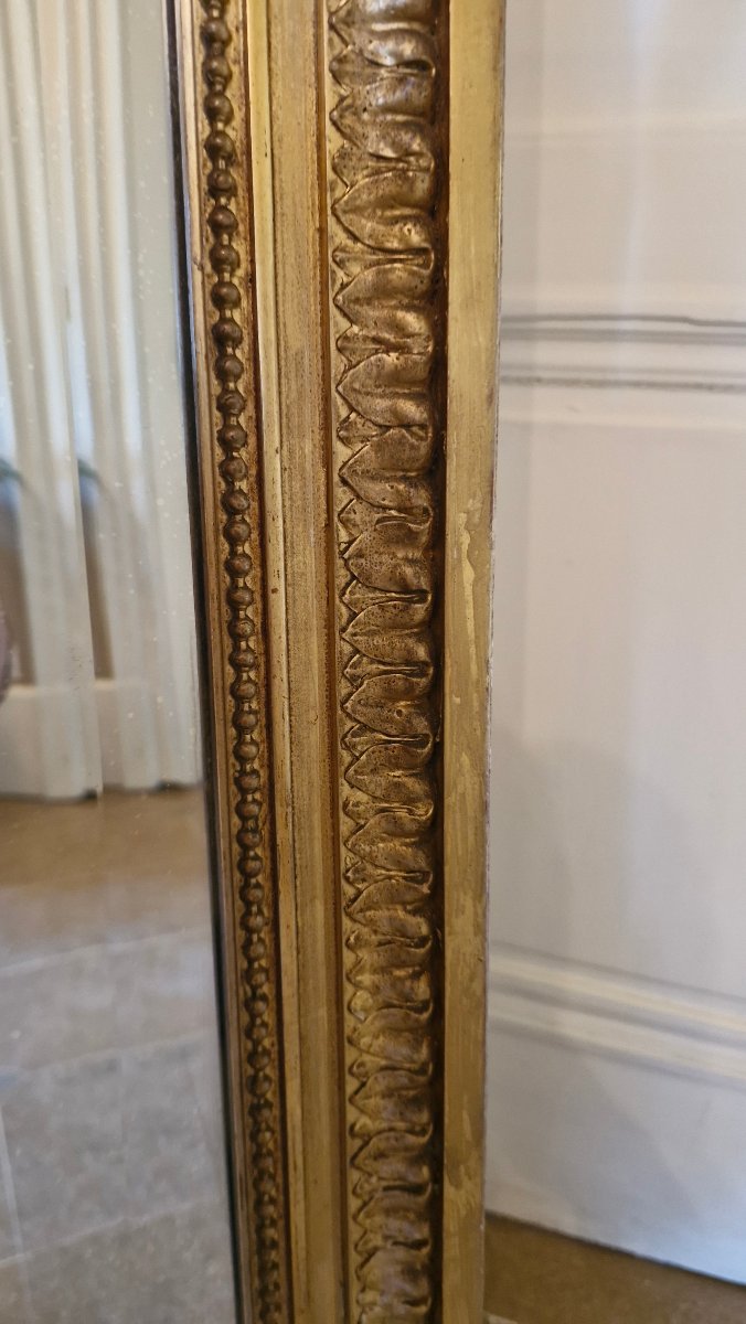 Gilded Mirror From The Napoleon III Era -photo-5