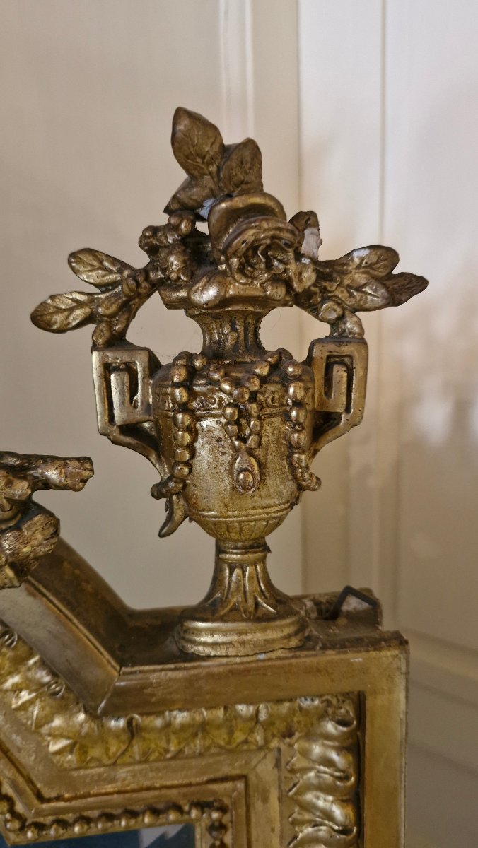 Gilded Mirror From The Napoleon III Era -photo-7