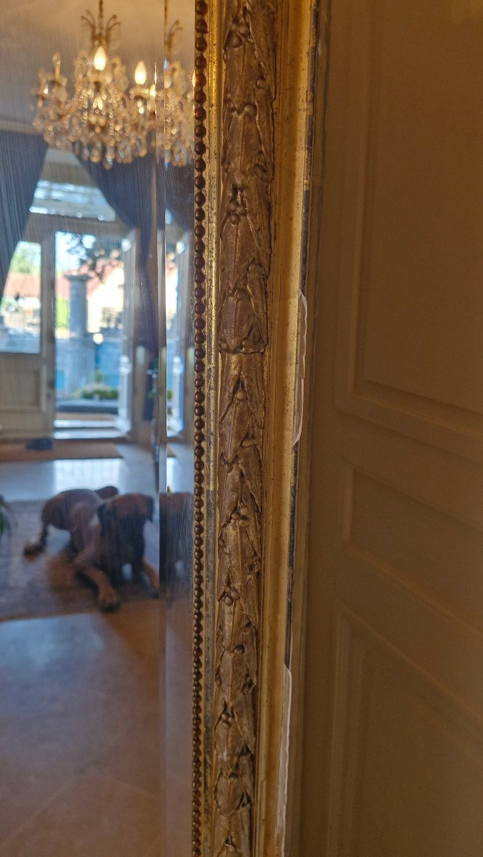 Gilded Mirror From The Napoleon III Period -photo-3