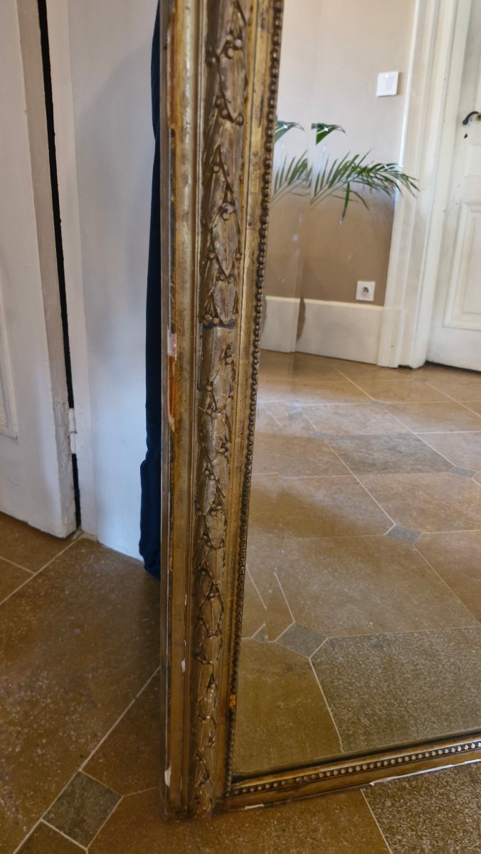 Gilded Mirror From The Napoleon III Period -photo-4