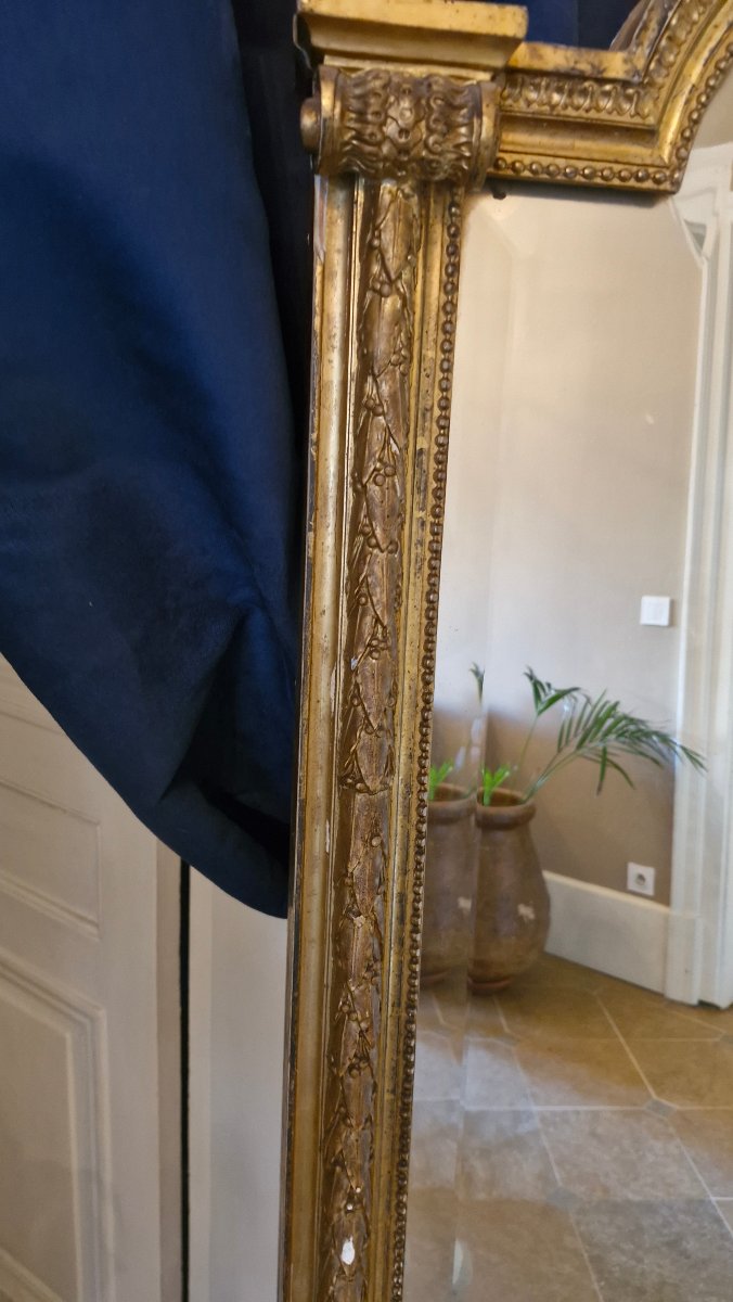 Gilded Mirror From The Napoleon III Period -photo-5
