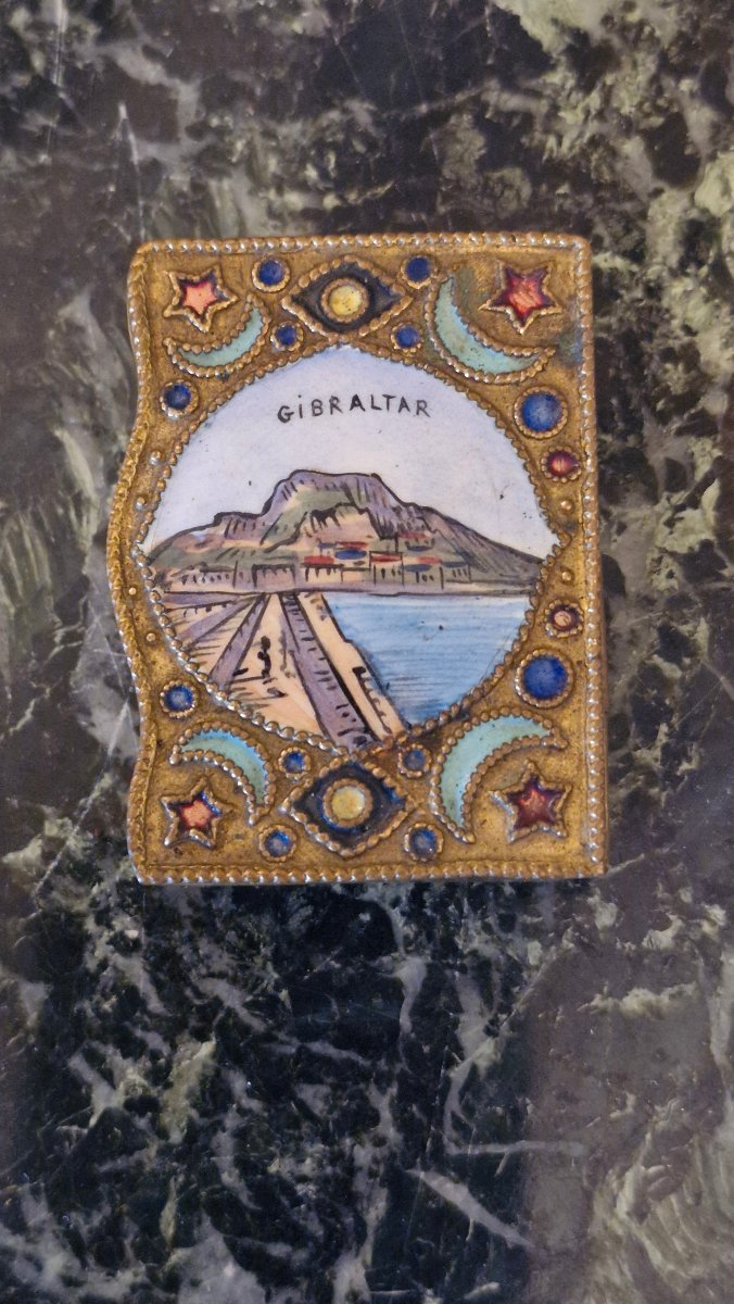 Matchbox With Cloisonné Decoration-photo-2
