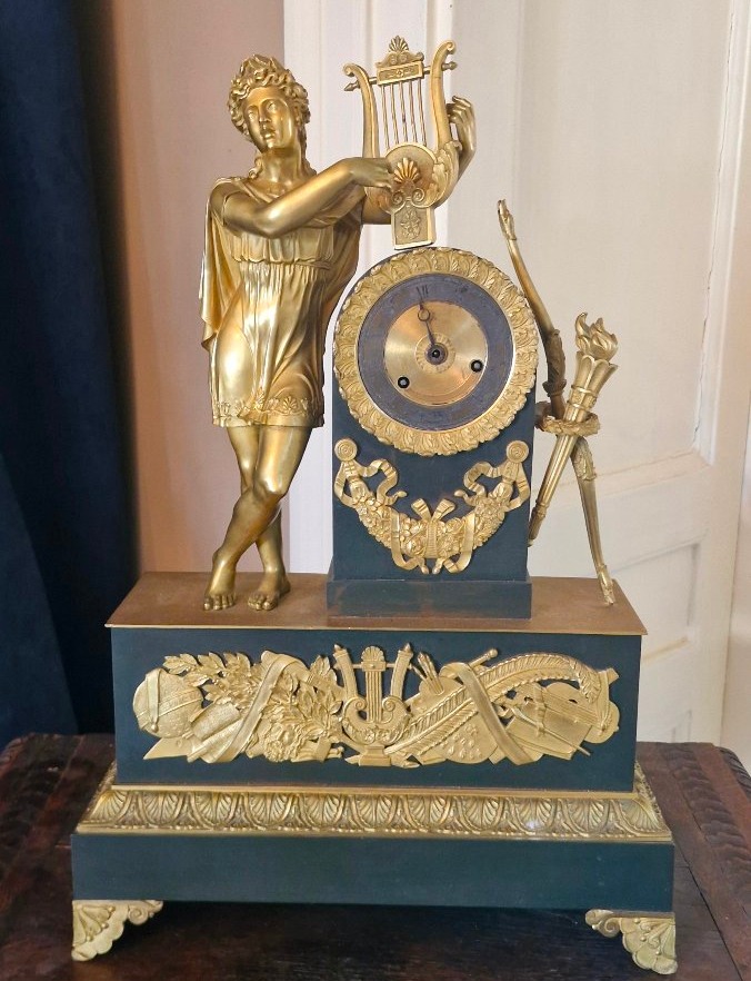 Empire-style Bronze Clock 