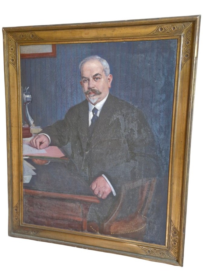 Oil On Canvas, Portrait Of A Man