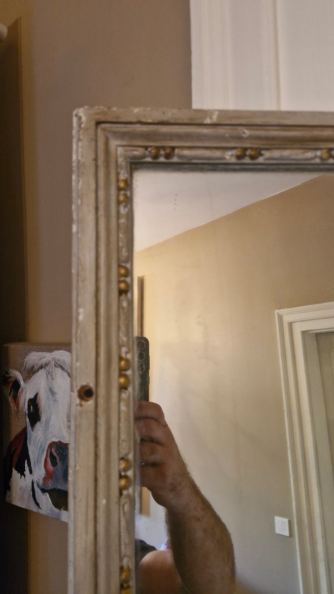 Louis XVI-style Mirror From The Interregnum Period -photo-1