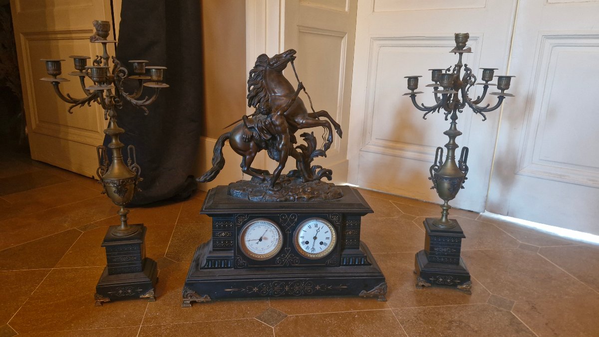 Napoleon III-style Mantelpiece Finial, Bronze By Coustoutou-photo-2
