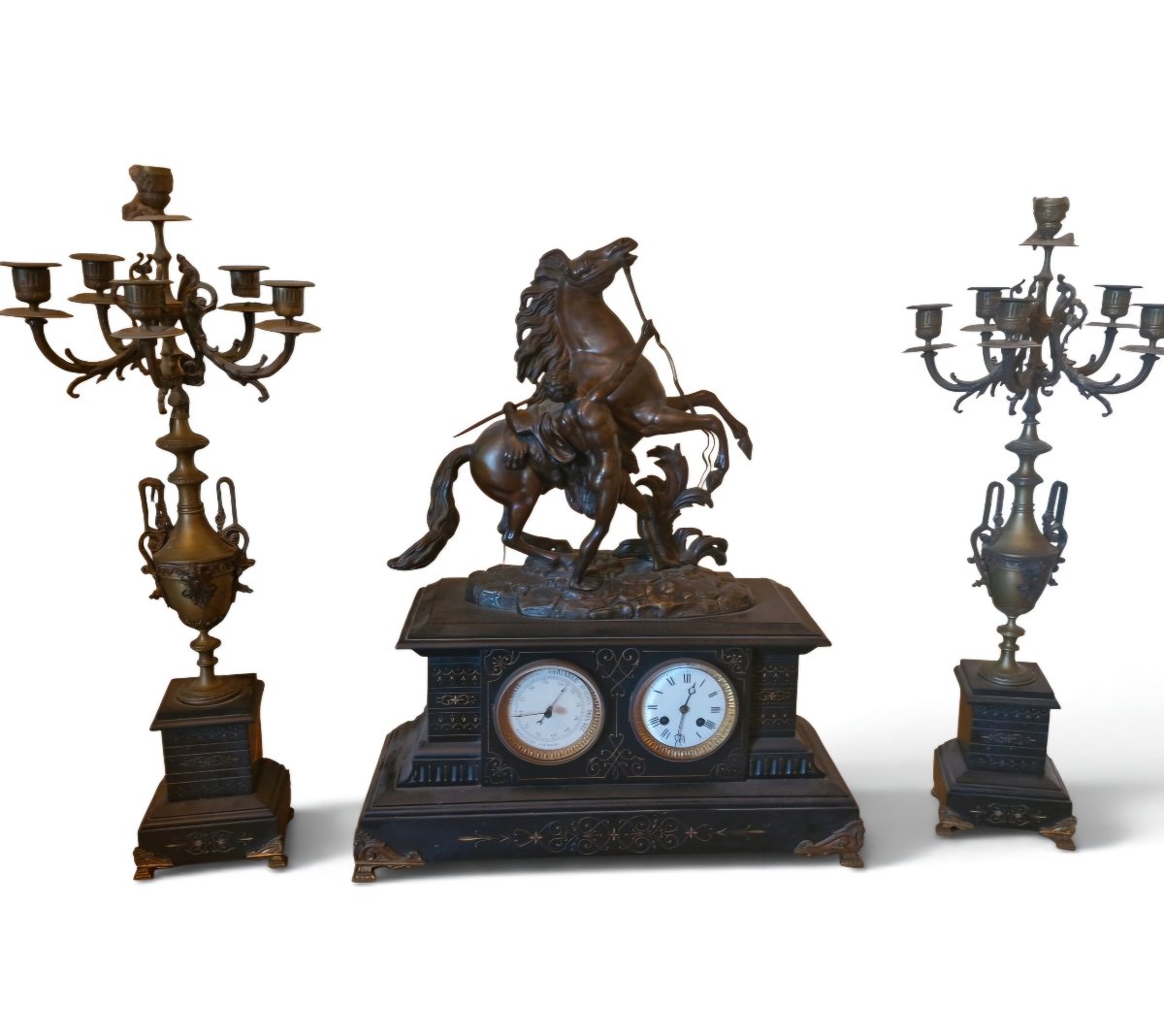 Napoleon III-style Mantelpiece Finial, Bronze By Coustoutou