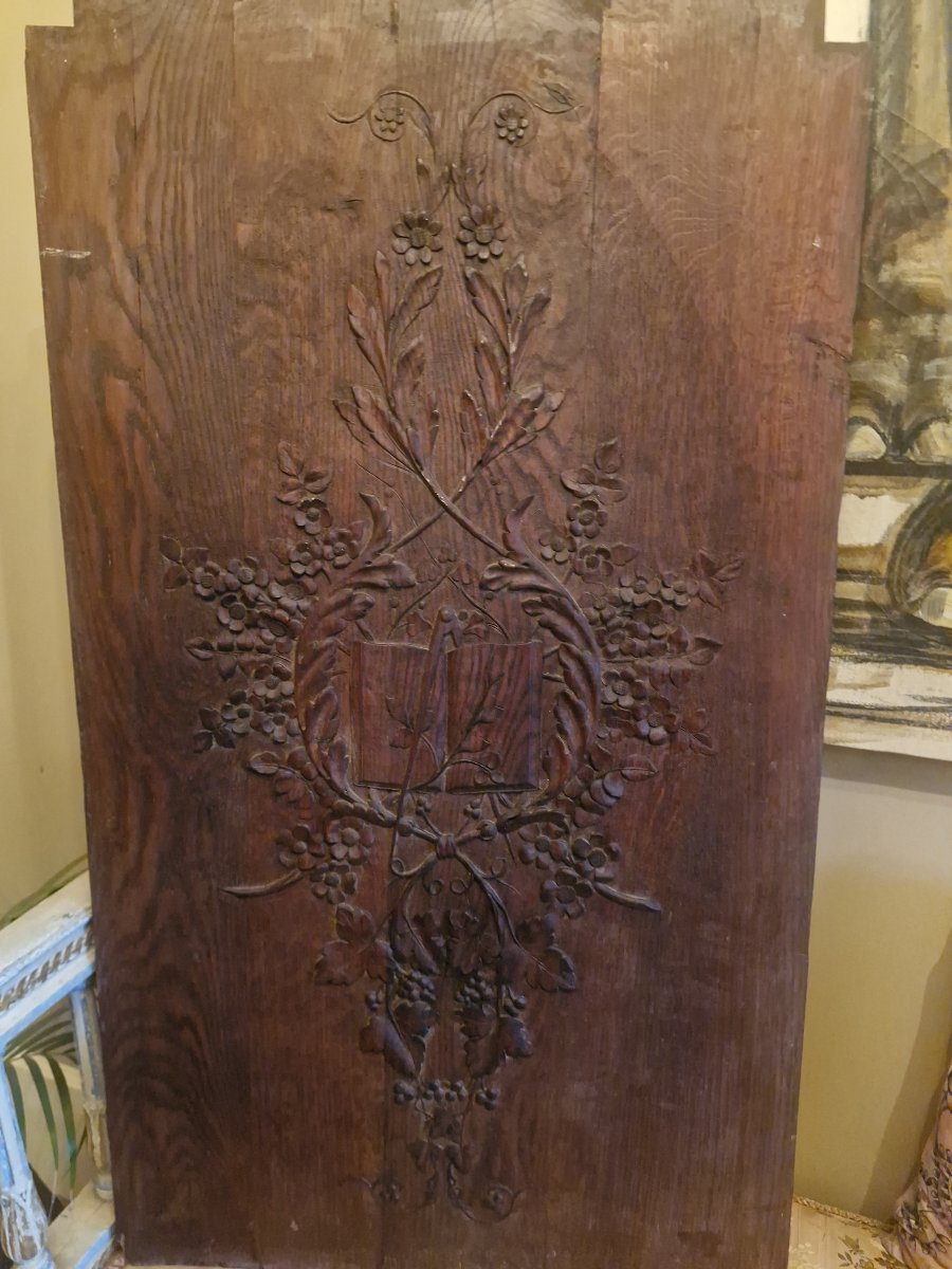 Carved Wood Panel -photo-1