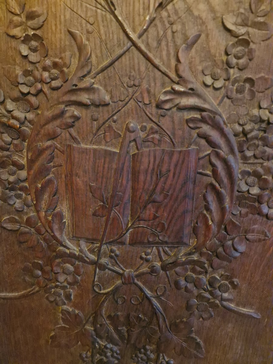 Carved Wood Panel -photo-2