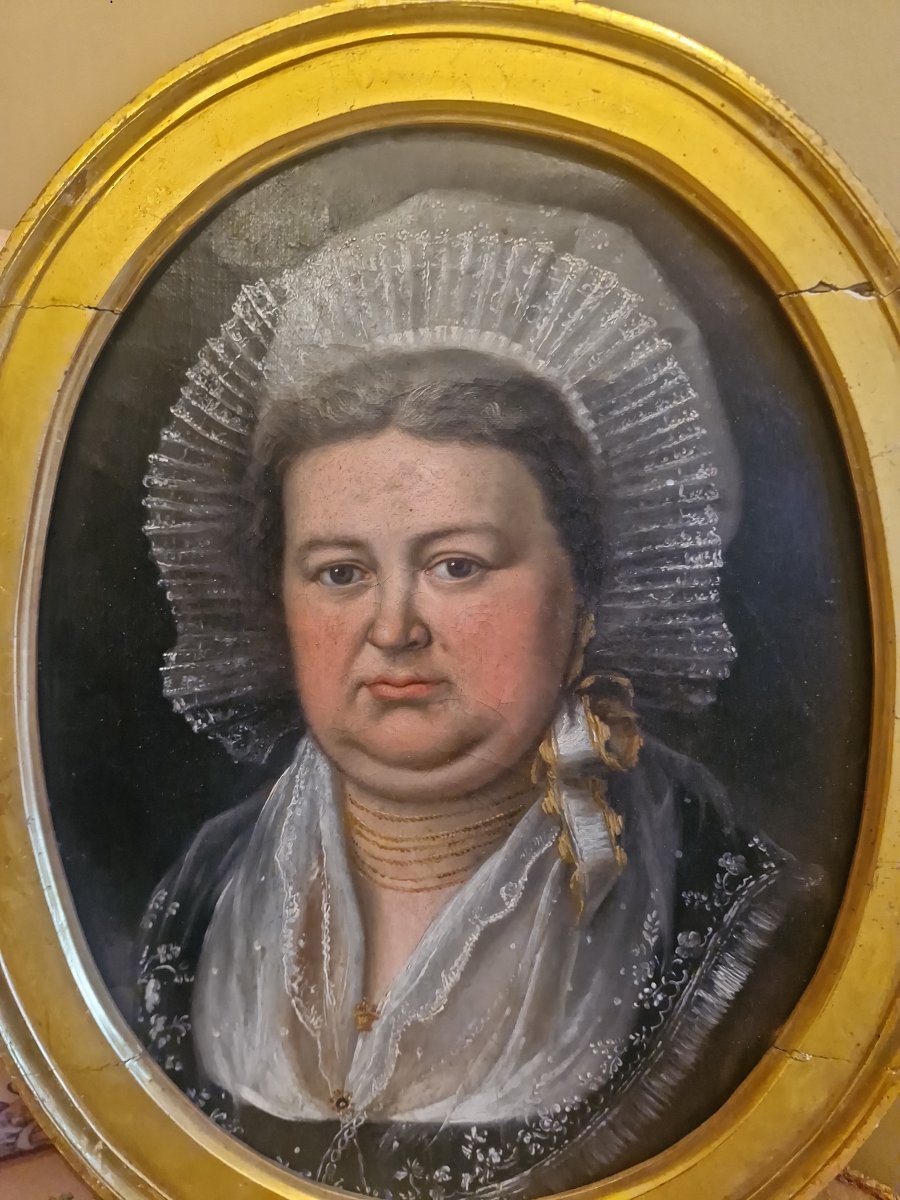 Paire de portrait Époque XIX Ème S -photo-3
