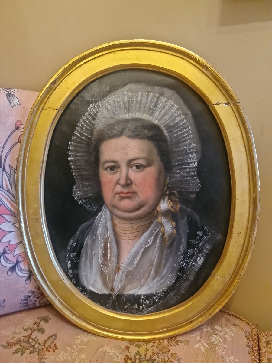 Paire de portrait Époque XIX Ème S -photo-4