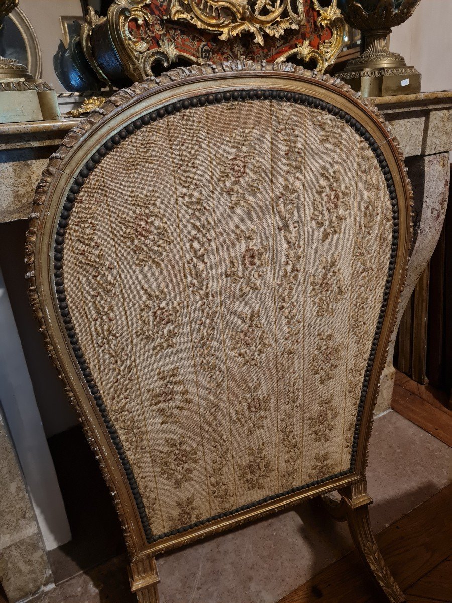 Napoleon III Golden Wood Firewall-photo-3