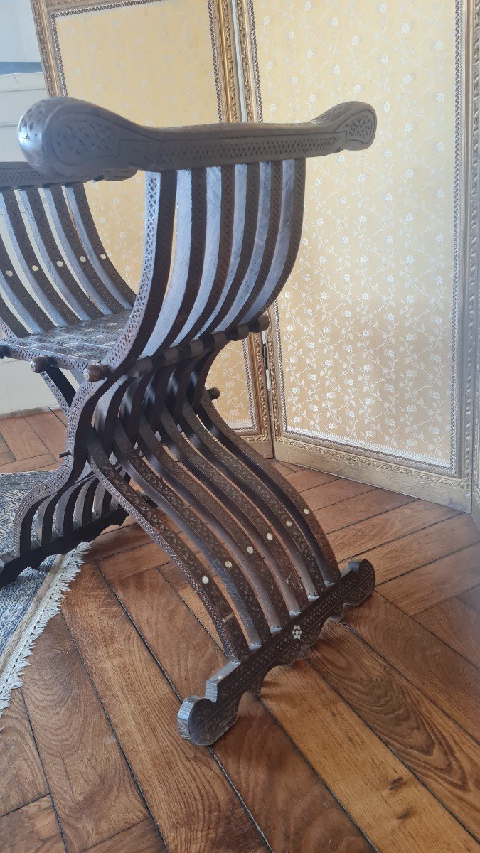 Fauteuil Ancien Syrien-photo-3