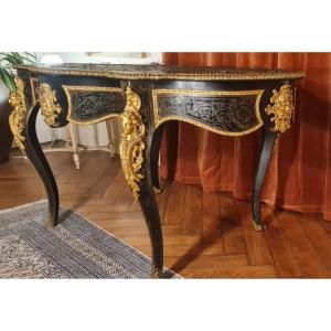 Middle Table Napoleon III Boulle Marquetry