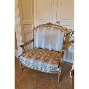 Marquise En Bois Doré Style Louis XVI