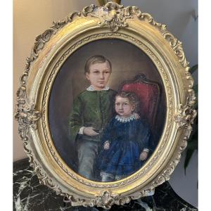 Portrait Of Two Children 