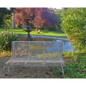 Banc de jardin en fonte de Arras