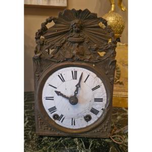 Small Comtoise Clock Movement Called Petit Comtois