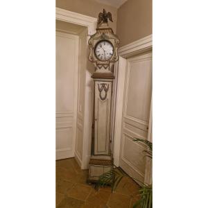 Horloge de parquet patiné Époque XVIII Ème S 