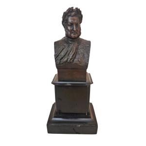 Buste en bronze, buste d'homme 