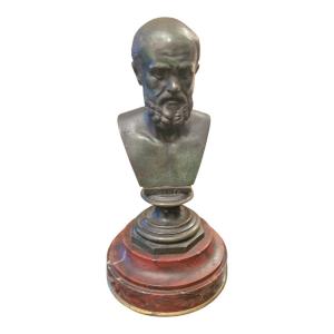 Bronze Bust Depicting Socrates