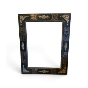 Napoleon III-style Boulle Marquetry Frame