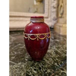 Louis XVI-style Sèvres Porcelain Vase