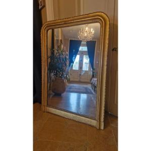 Gilded Mirror From The Napoleon III Era