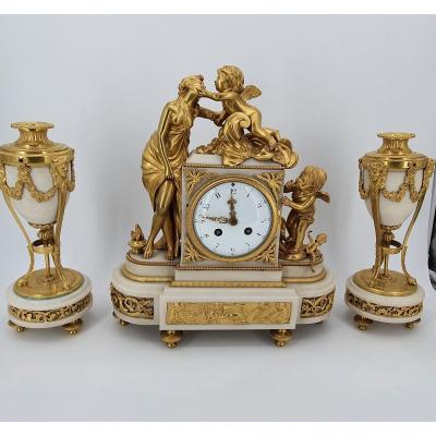 Garniture De Cheminée Style Louis XVI