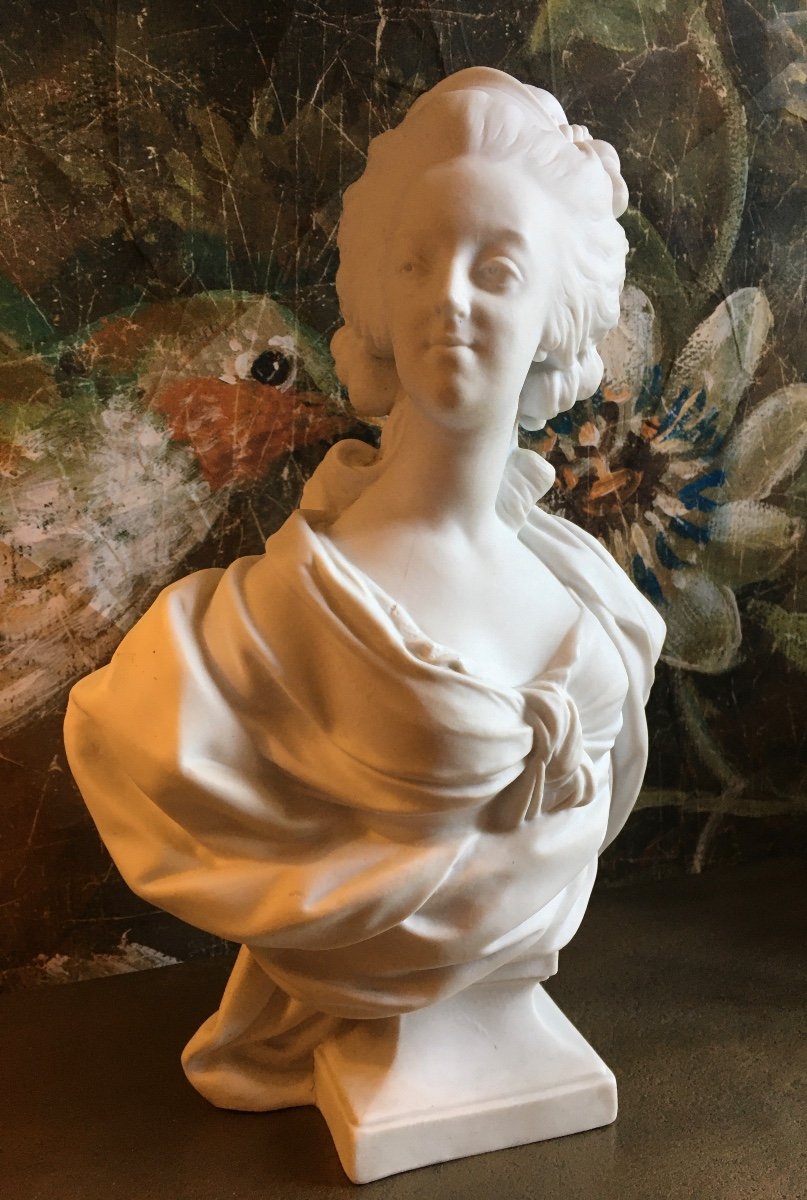 Buste De Marie Antoinette D’après Félix Lecomte-photo-2