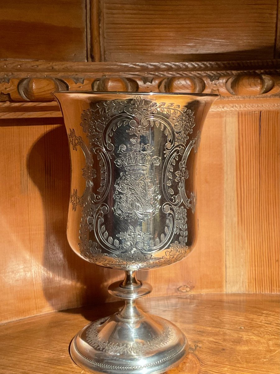 Silver Timpani Gift From Emperor Napoleon III-photo-8