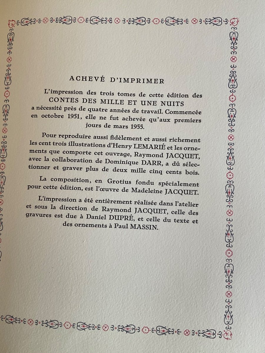 Contes Des Mille Et Une Nuits. Illustrations Henri Lemarié. -photo-7