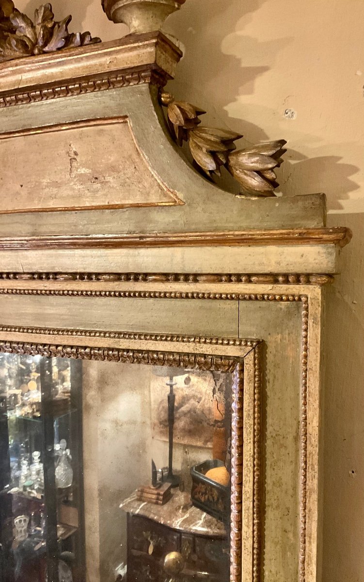 Italian Mirror End Of The 18th Century.-photo-1