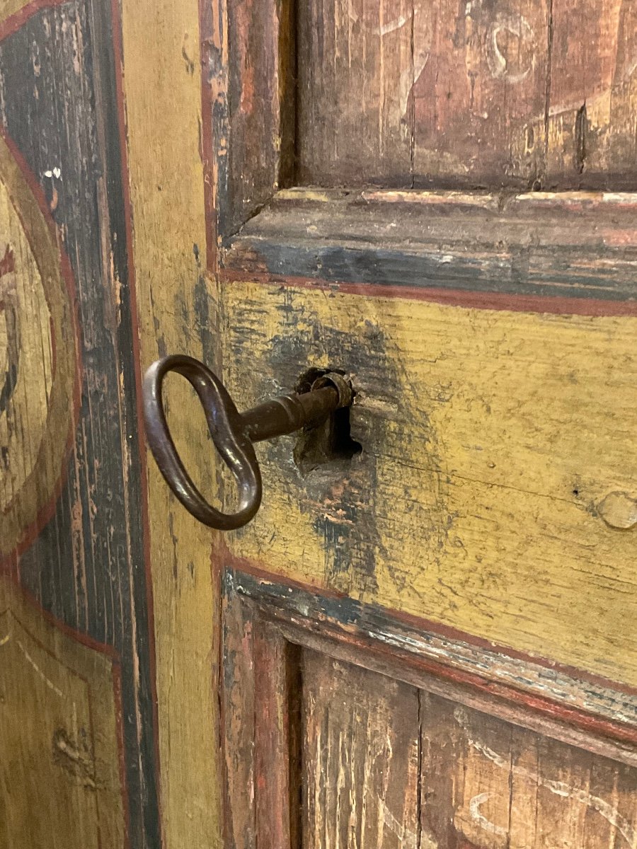 Small Wardrobe From Tyrol. 18th Century.-photo-4