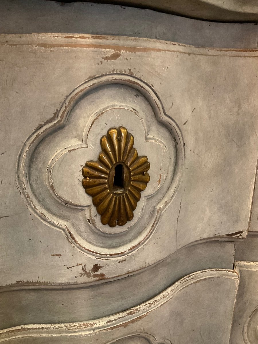 Crossbow Chest Of Drawers. 18th Century.-photo-6