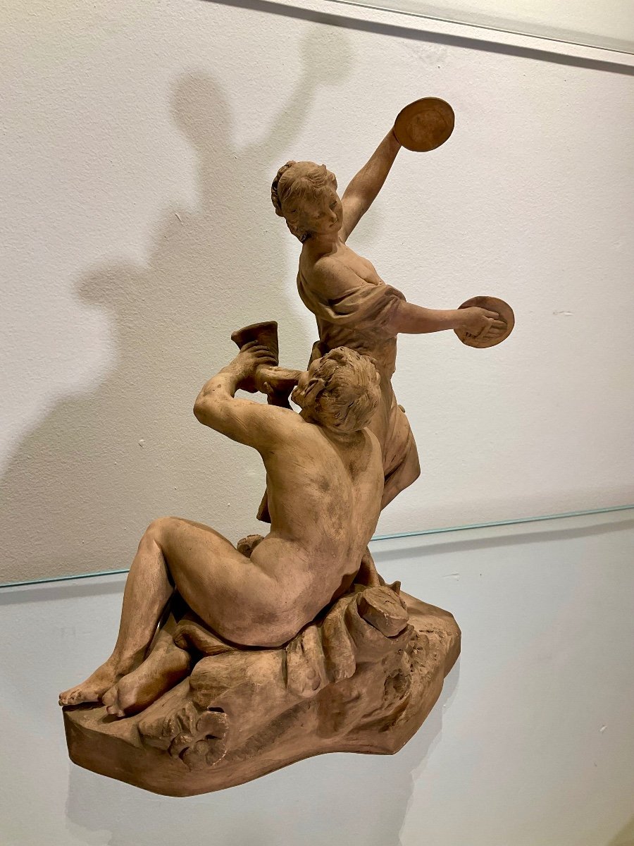 La Bacchante Aux Cymbales D’après Félix Lecomte. -photo-4