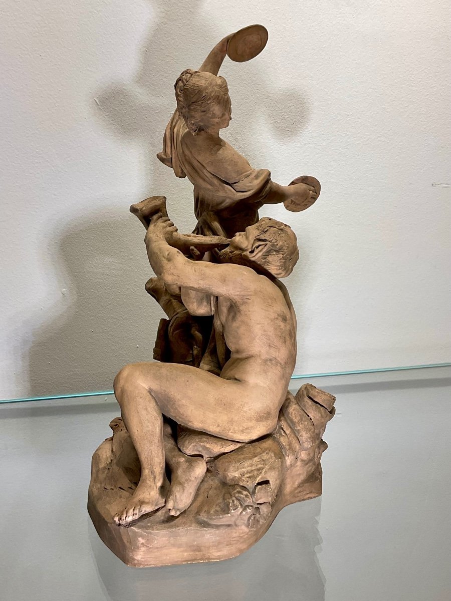La Bacchante Aux Cymbales D’après Félix Lecomte. -photo-5