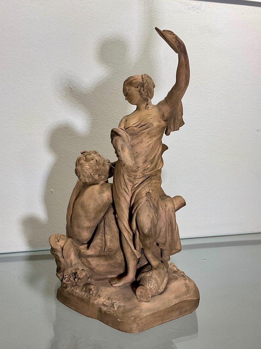 La Bacchante Aux Cymbales D’après Félix Lecomte. -photo-6