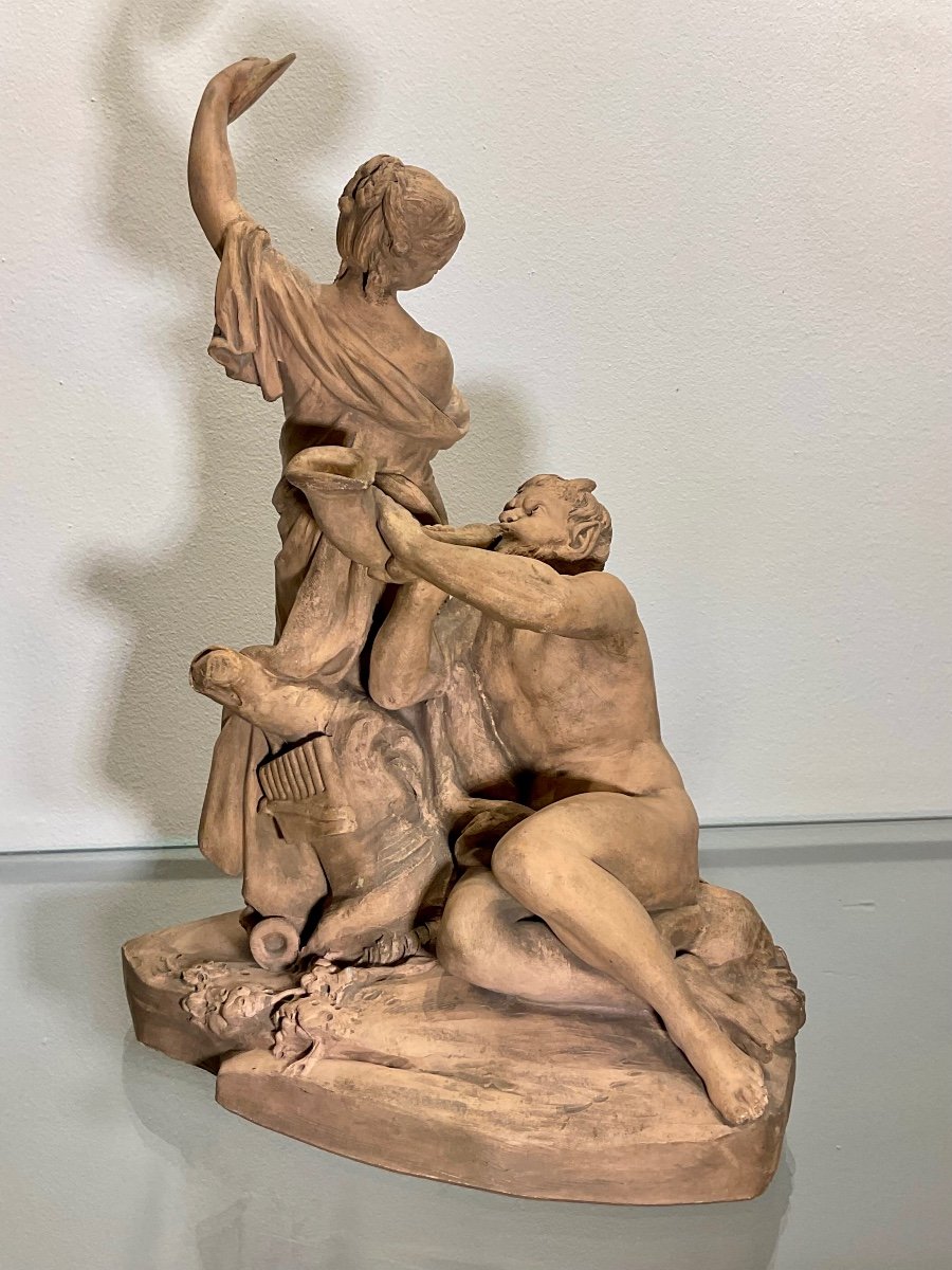 La Bacchante Aux Cymbales D’après Félix Lecomte. -photo-7