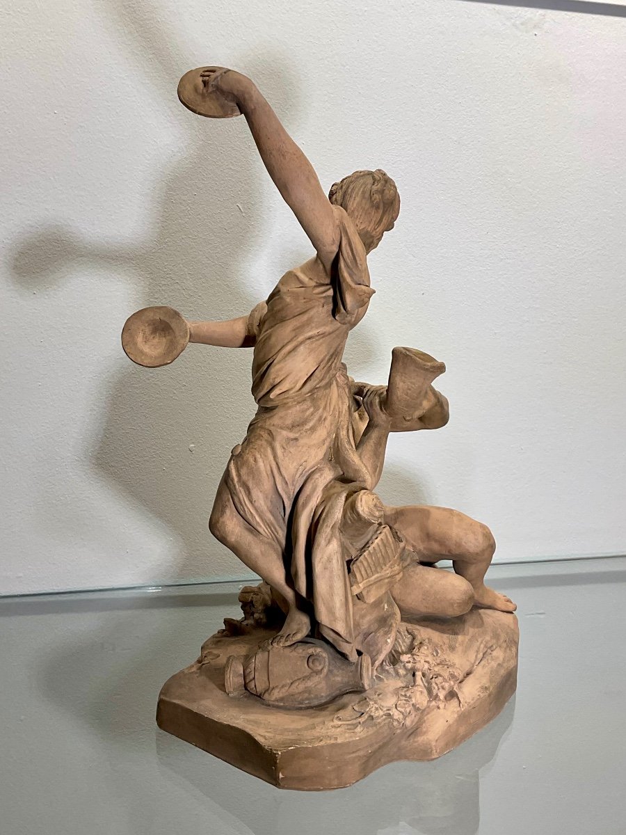La Bacchante Aux Cymbales D’après Félix Lecomte. -photo-8