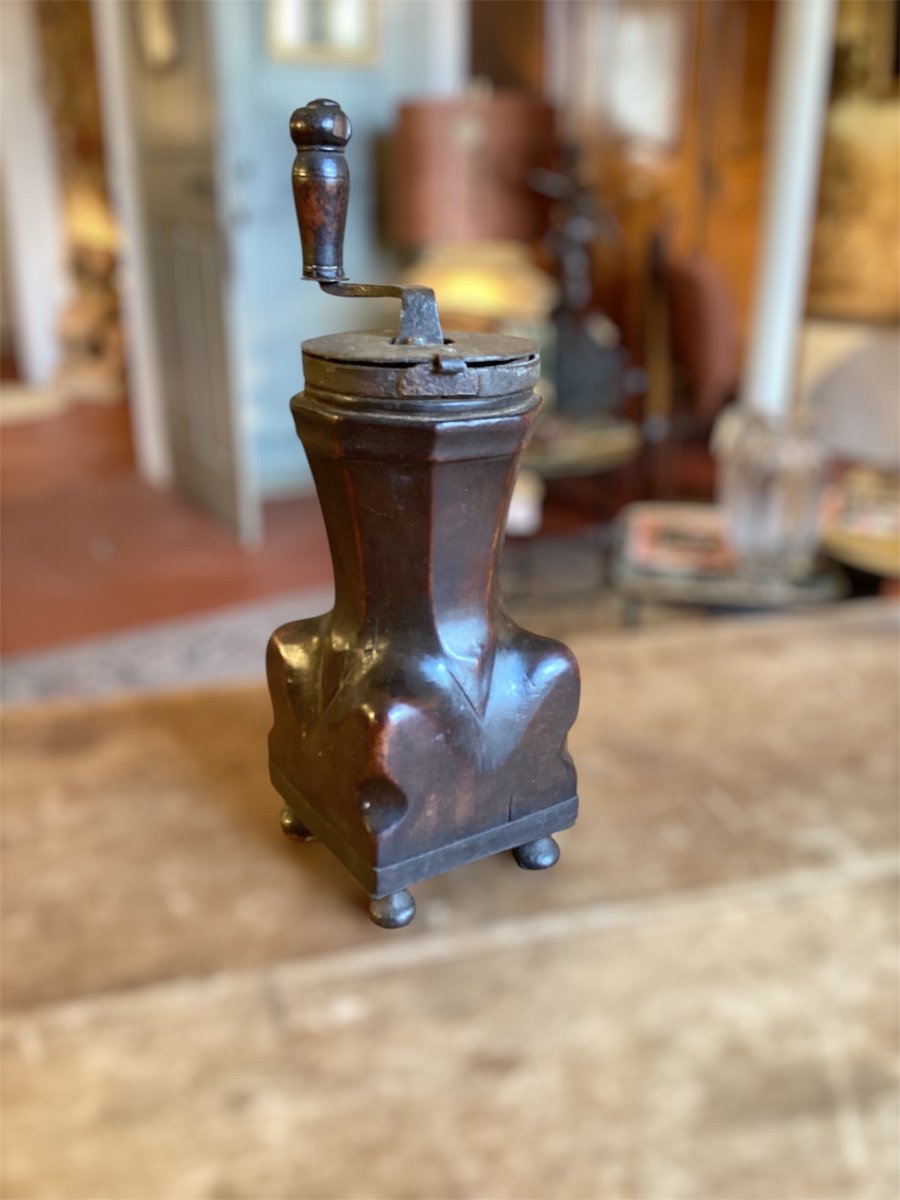 Moulin à Café Louis XIV.  18ème Siècle. -photo-6