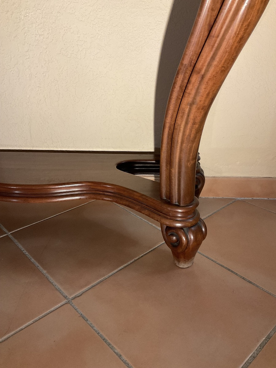 Jeanselme. Console En Acajou. -photo-4