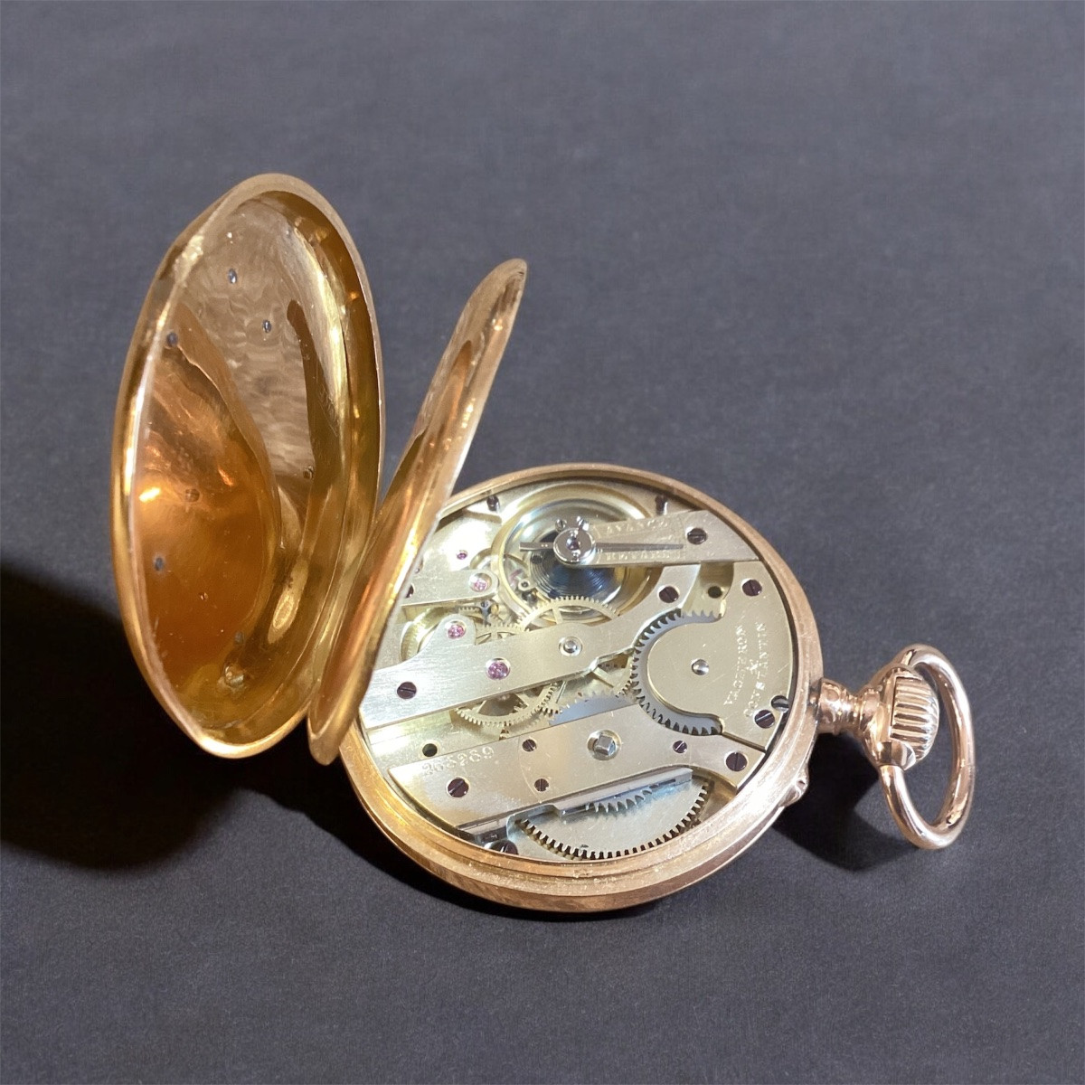Montre à Gousset Vacheron  Constantin en or. -photo-3