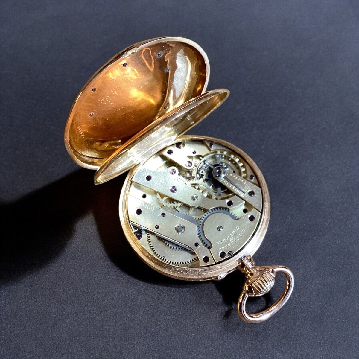 Montre à Gousset Vacheron  Constantin en or. -photo-4