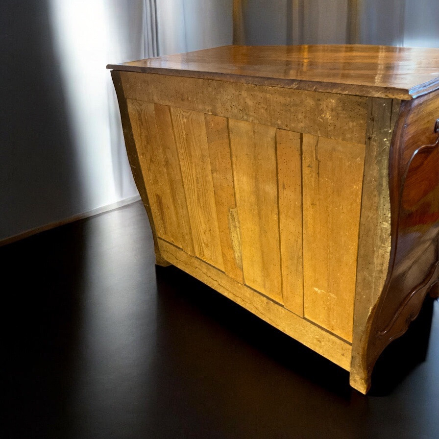 Commode Provençale Louis XV En Noyer. 18éme Siècle. -photo-3