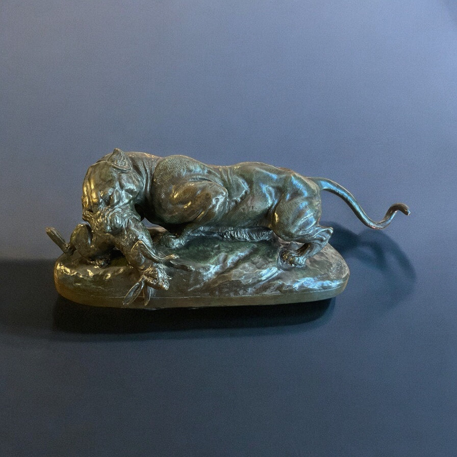 Clovis Edmond  Masson. Bronze .-photo-3